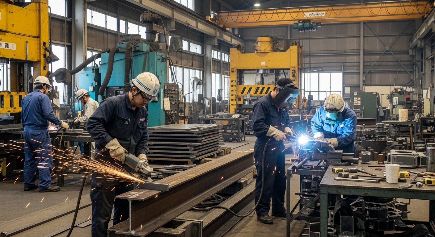 広島・岡山、福山市・笠岡市の鉄工所なら